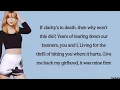 Download Lagu Taylor Swift - Would've, Could've, Should've (lyrics)