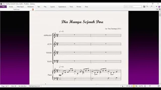 Download Dia Hanya Sejauh Doa | SATB dengan Iringan Piano MP3