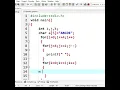 Print alphabet pattern in triangle shape in C language