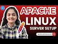 Apache Web Server Setup on Linux - Ubuntu Deploy Your Live Website Step-by-Step Full Explanation