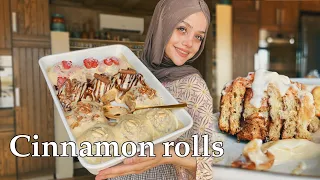 Soft Fluffy Cinnamon Rolls Recipe سينامون رولز Abirzkitchen 