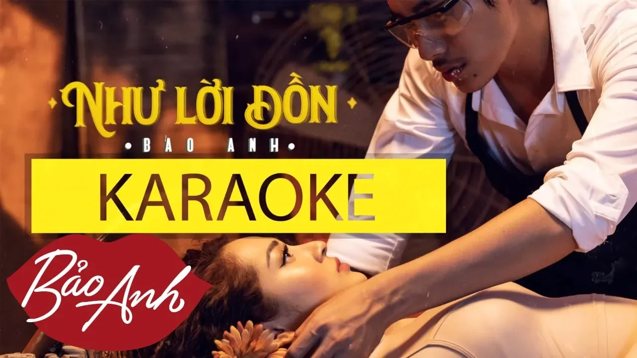 Như Lời Đồn Karaoke - Bảo Anh (Beat chuẩn có bè)