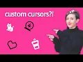 Code custom cursors in HTML CSS PNG cursors SVG cursors