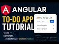 Build a To-Do List App in Angular Learn Components Data Binding Local Storage