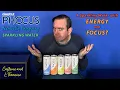 Phocus Sparkling Water Energy Drink Review Sparkling water Theanine for energy focus