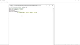 Python String - rindex method Example