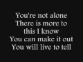 Lagu Saosin - You're Not Alone [Lyrics]