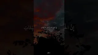 واقم الصلاه طرفي النهار وزلفا من الليل ان الحسنات يذهبن السيئات ذلك ذكرى للذاكرين ماهر المعيقلي 