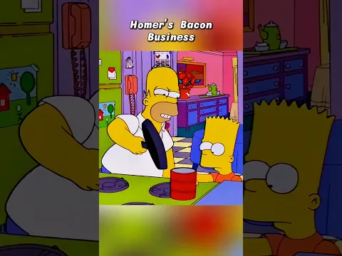 Homer's Bacon Business #simpsons #shorts