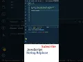 JavaScript in Telugu JavaScript String Methods Replace in Javascript Javascript Tutorial Telugu