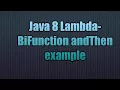 Java Lambda-BiFunction andThen example