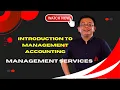 Management Services Introduction to Management Accounting