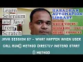 Java - What happen when user call run method directly instead start method