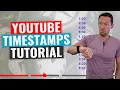 How to Add YouTube Timestamp Links YouTube Chapters Tutorial