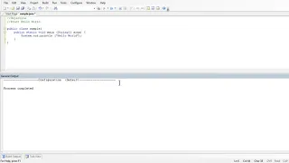 Java Print Hello World using Jcreator