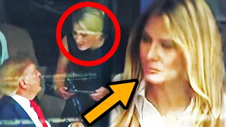 The moment Melania got up and walked away