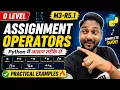 Python Assignment Operators Explained in Hindi - With Practical