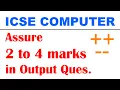 Important Output Questions based on Increment Decrement Operators ICSE Computer Class 10