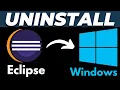 How to Completely Uninstall Eclipse IDE on Windows