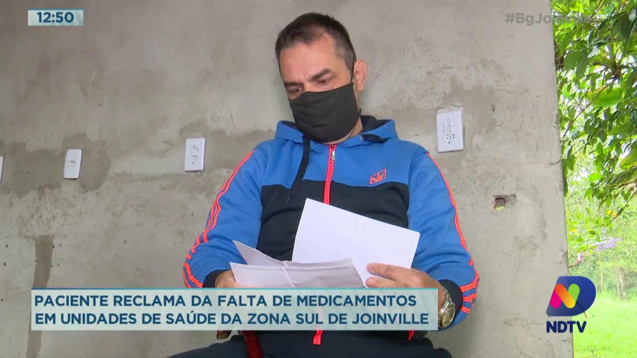 Paciente reclama da falta de medicamentos em unidades de saúde da zona Sul de Joinville