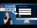 How To Add A Contact Form To Your Streamlit App