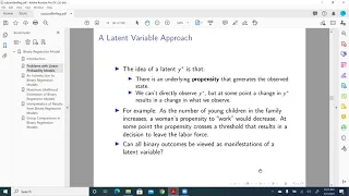 Categorical Data Analysis Binary Regression the Latent Variable Approach