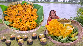 এবছরের প্রথম তাল দিয়ে মা আজ বানালো দারুন স্বাদের তালের জিলিপি | villfood recipes