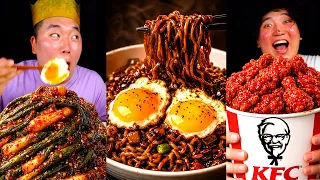KING Stole His Egg… But the BEGGAR Had KFC Chicken! 🍗 | Funny MUKBANG Compilation