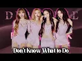 Lagu Don't Know What to Do-BLACKPINK (Deadline Wordl Tour, Live Studio Version)