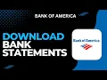 How to Download Bank of America Statements