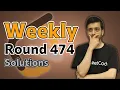 Leetcode Weekly 474 Solutions by Former LeetCode Contest Coordinator