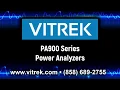 Vitrek PA924UT analizador de potencia armónica con cuatro tarjetas de canal UT de ultraprecisión - Video 3 of 1