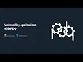 PDQ Live Uninstalling applications with PDQ