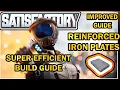 The Efficiency Build Guide Reinforced Iron Plates Satisfactory Game