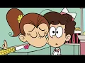 Luan kisses Benny with his CHEEKS