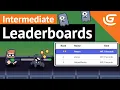 Leaderboards - Intermediate Tutorial
