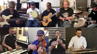 جديد فرقة كاظم الساهر الموسيقية تعزف عن بعد رائعة أختاري 