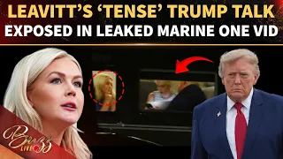 Karoline LEAVITT EXIT BOMBSHELL Leaked Marine One Shows tense Trump Showdown