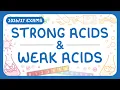 GCSE Chemistry - Strong Acids Weak Acids pH Concentration of Hydrogen Ions exams