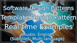Template Method Design Pattern Software Design Patterns Tutorial