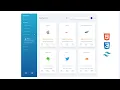 Tenders App UI Design to HTML CSS Using Tailwind CSS Gradient Brightness Filter