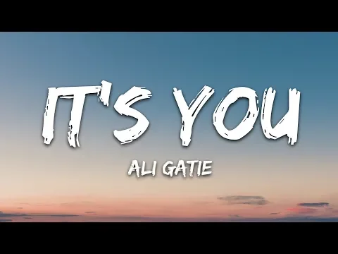 Download MP3 Ali Gatie - It's You (Lyrics)