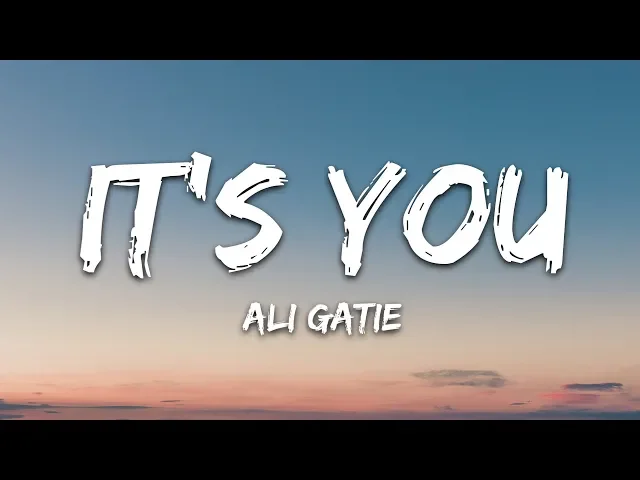 Download MP3 Ali Gatie - It's You (Lyrics)