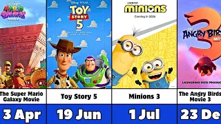 جميع أفلام الرسوم المتحركة القادمة لعام        بيكسار  ديزني  دريم ووركس والمزيد دندنها