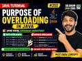 252 Purpose of Overloading in Java Selenium Java 2026