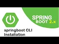 springboot cli installation on windows