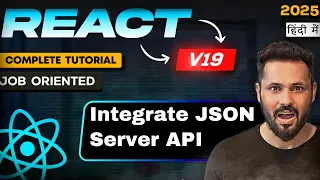 React 19 Tutorial Integrate JSON Server API and Loader
