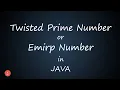 Twisted Number in JAVA BluejCode