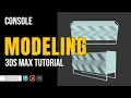 Console Table Design in 3ds Max Step by Step Modeling Tutorial 3dinteriorstudio