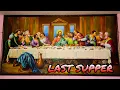 LAST SUPPER painting Acrylic painting Canvas painting Art magic crafts